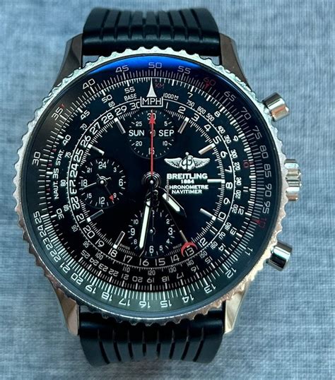 ältere breitling 1884 mit 2 uhren|breitling navitimer a21350.